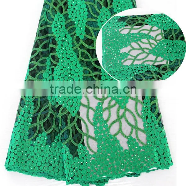 2016 High Quality African Tulle Lace Fabrics for Asoebi/ Nigeria Bridal Embroidered Tulle Lace Fabric