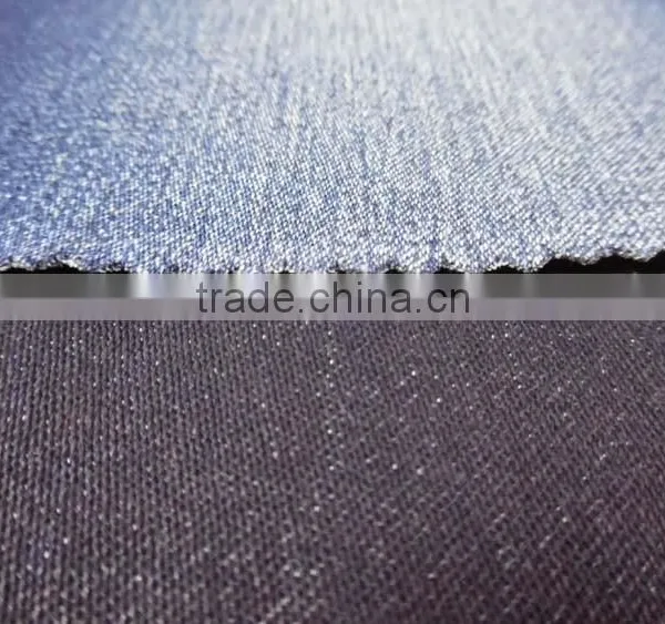 Cotton Polyester Spandex Stretch Jeans Fabric Stocklot Wholesale Stock Denim Fabric photo-3
