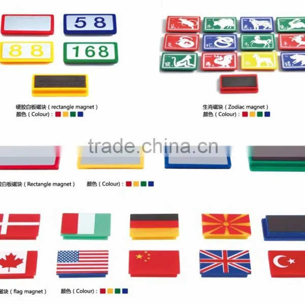 China Golden Supplier Colorful Flag Magnet With Motherland Love photo-2