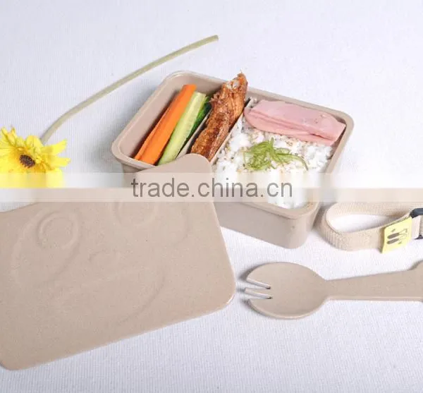 Eco-friendly Organic Carton Eco Food Packaging Lunch Box With Bag photo-5