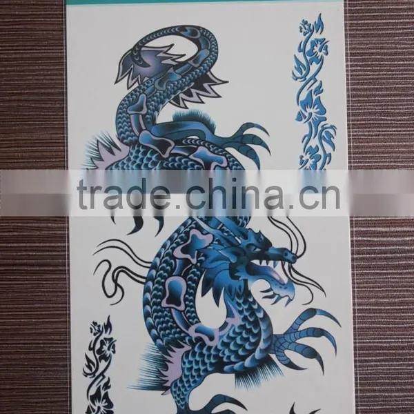2016 Best Seller Eco-friendly High Quality Dragon Temporary Tattoo Sticker