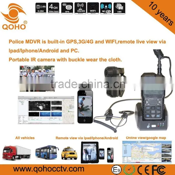 WIFI Police Mobile DVR With External IR Camera photo-2
