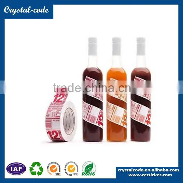 Paper Roll Custom Printed Permanent Adhesive Waterproof Juice Label photo-4