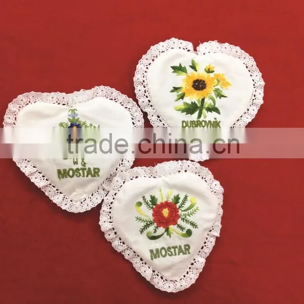 Full Size Cloths Bag With Hand Embroidery Air Fresh Flower Fragrant Bag Sets photo-4