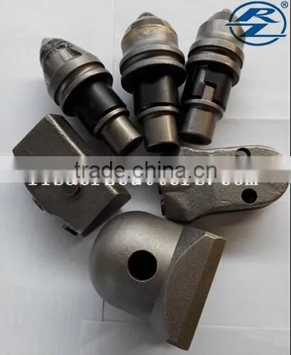 WB39 WS39 Foundation Drilling Tools Quick Change Bars Flat Teeth Replaceable Blocks Piling Rig Flat Casing Teeth photo-3