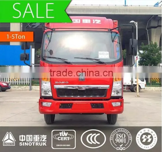 China Sinotruk HOWO 4*2 Mini Cargo Truck 1-5 Ton photo-2