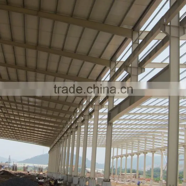 Ivory White Pre-engineered Iron Structure Warehouse photo-5