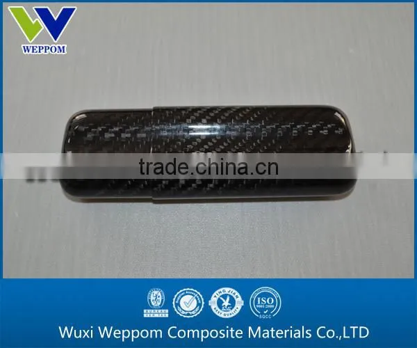 3-finger Carbon Fiber Cigar Case Made From 100%carbon Fiber Material photo-3