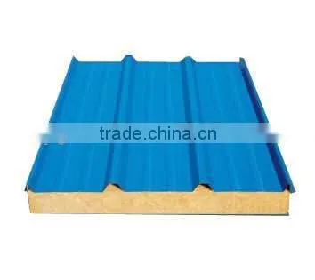 Color Plate Housing With Rockwool Interlayer Flame-retardant Materials photo-3
