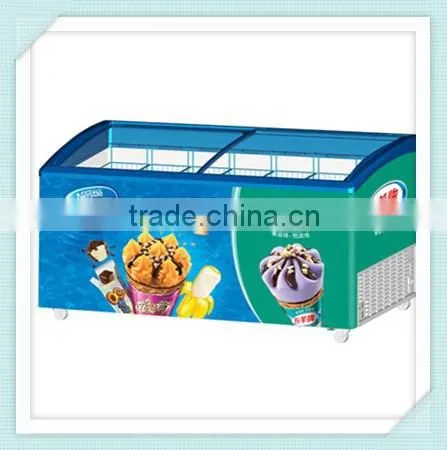 High Quality 235L ,575L CE Approval Commercial Ice Cream Showcase for Sale photo-4