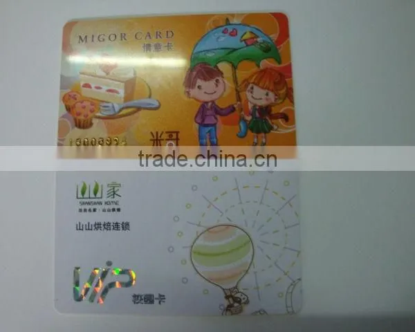 Custom Made Full Color Printing PVC Credit Card With Serial Number photo-2