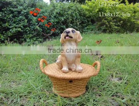 Resin Pug Dog Statue for Decor photo-4