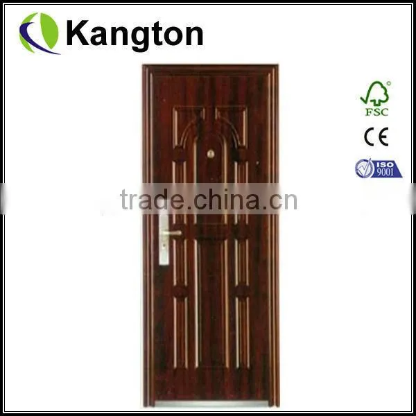 Commercial Transfer Printing Iron Security Entrance Door