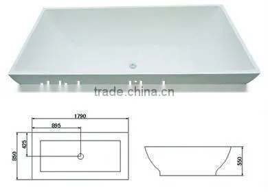 Water Massage Bathtub,hydromassage Bathtub,red Color Bathtub photo-2