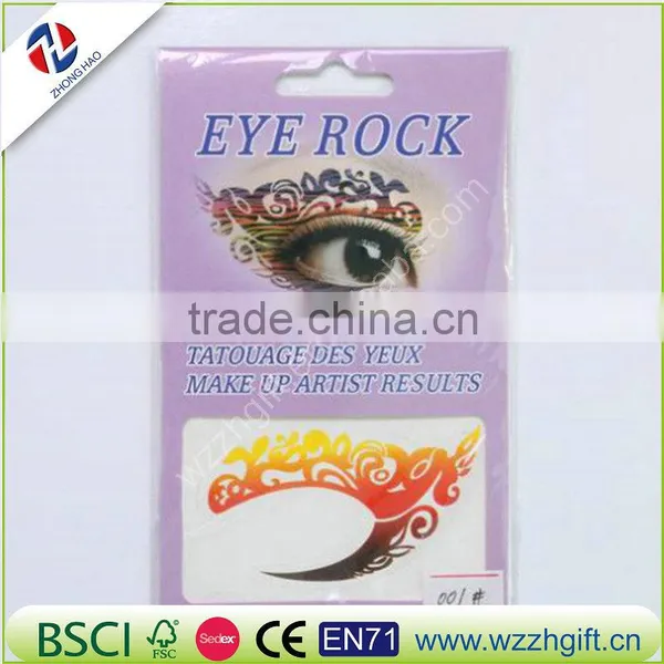 Stage Makeup LaceEye Tattoo Stickers Temporary Eyeliner Flash Eye Shadows For Event & Party Decoration Tools photo-6