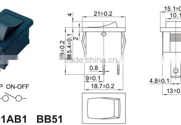 Waterproof Rocker Switch,air Blower Rocker Switch,electric Water Heater Rocker Switch photo-5