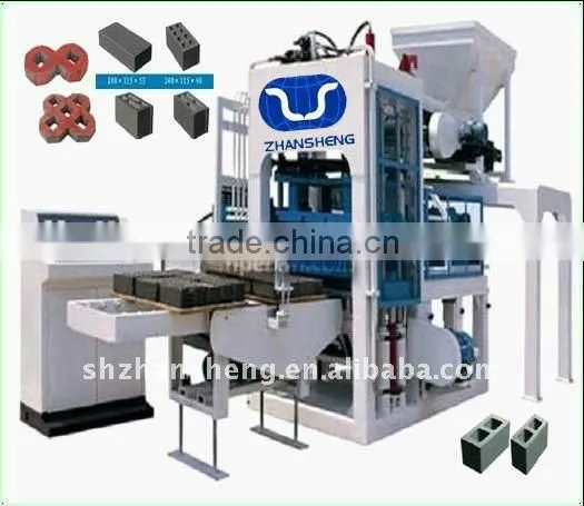 Mitsubishi PLC Control cement block machineQT8-15