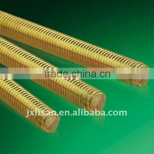 Yellow Zin Cplated Threaed Rod