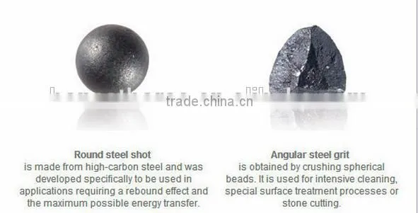 nice microstructure Mn 0.75-1.0% steel shot grit for ship hull rust removal