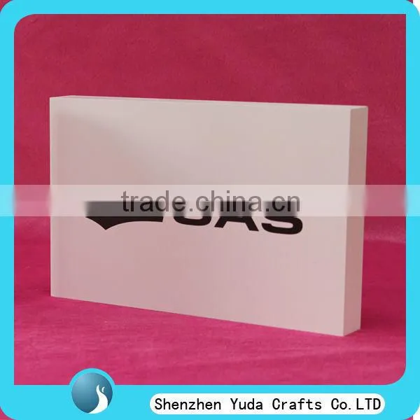 High Quality Printed Clear Acrylic Ideal Custom Logo Block Wholesale Cheap photo-6
