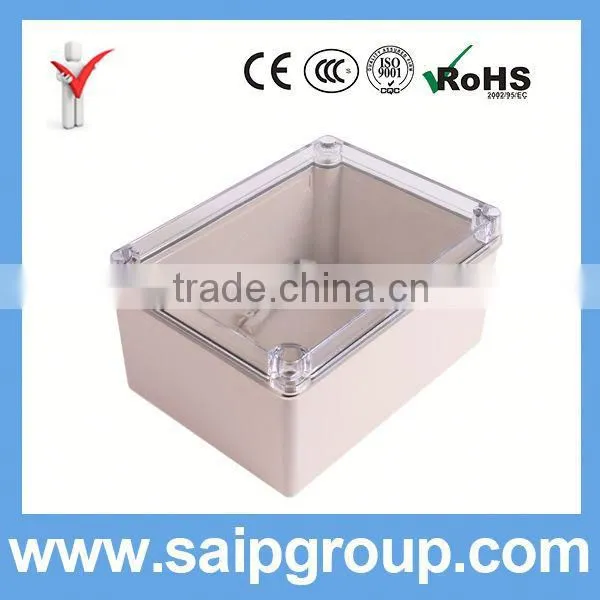 IP66 China ABS Divided Plastic Storage Boxes With Clear Cover 150x200x100mm