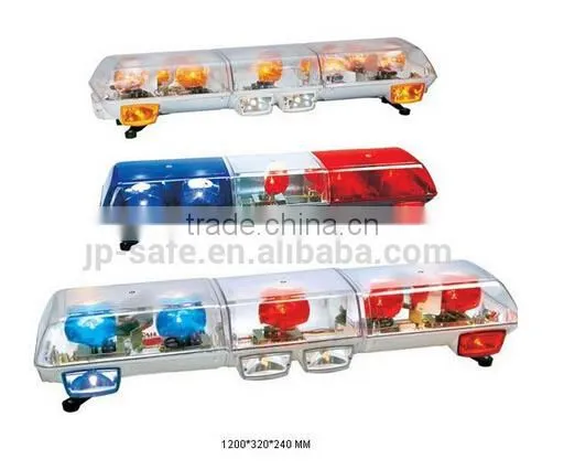 Cheap Price Police Car Roof Halogen Warning Light Bar, Revolvng Rotator Warning Light Bar LTF5117 photo-2