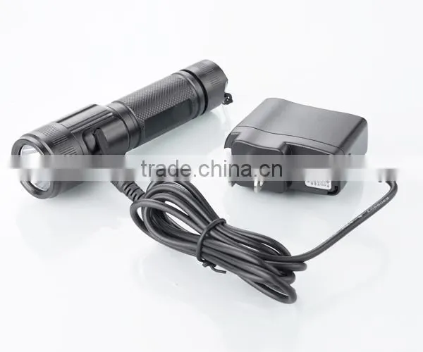 Strong Light Rechargeable Micro Mini Flash Torch photo-4