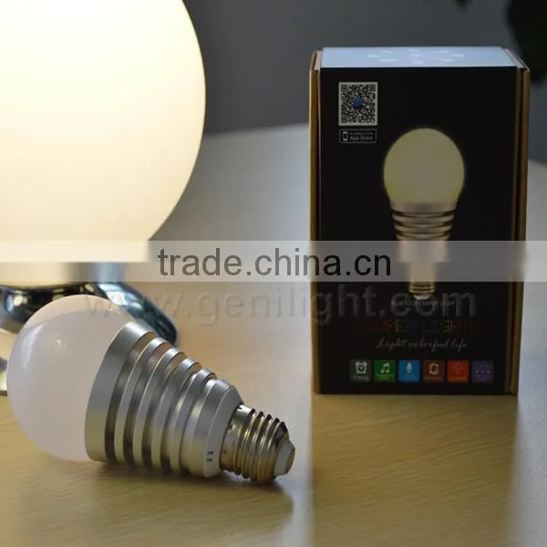 Bluetooth LED Bulb With White+RGB Color