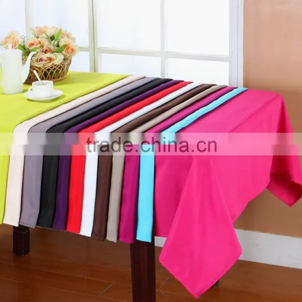 1PC Plain Oxford Wholesale Polyester Table Cloth photo-3