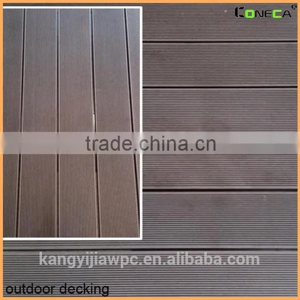 European Style Wood-Plastic Composite Flooring Technics Composite Decking With uv Resistance photo-3