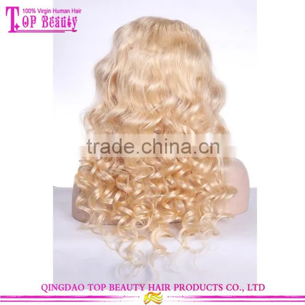 Best Selling 613 Blonde Human Hair Wig Loose Wave Style 26 Inches Side Part Human Hair Lace Front Wigs photo-4