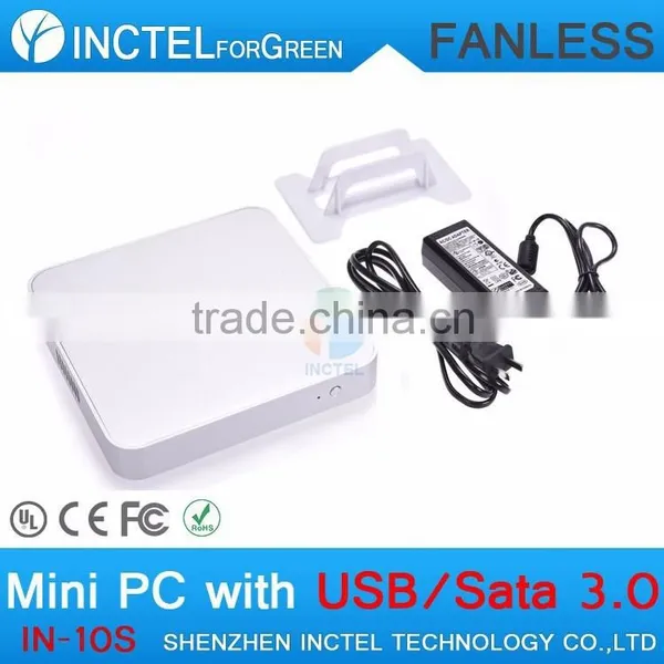Fanless Mini ITX PC Low Power Computer Intel Celeron 1037U CPU 1G RAM 8G SSD 300M WiFi With Actived Win7 or Linux photo-4