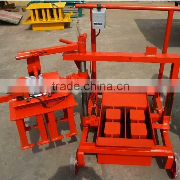 Low Cost Block Making Machine Making QMR2-45,concrete Block Laying Machines photo-2