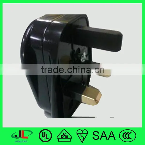 Standard Grounding BS 1363 Electrical Power Plug ac Power Cord Cable With IEC C13 photo-4