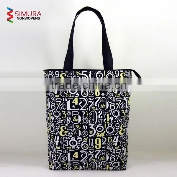 Polyester Tote Bag With Zipper Closing photo-3