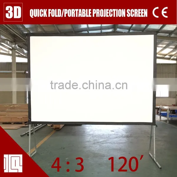 4:3 100 Inch Outdoor Fast Fold View Projector Screen/fast Folding Projector Screen photo-3