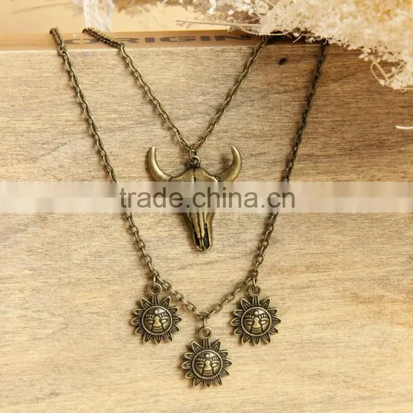 MYLOVE Vintage Sweaterchain Bull Coatchain Fashion Jewelry MLSC-20