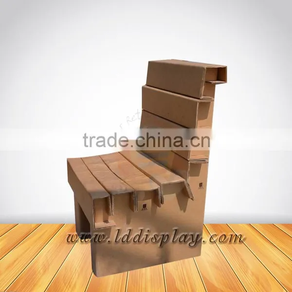 Custom Corrugated Cardboard Chair Design photo-3