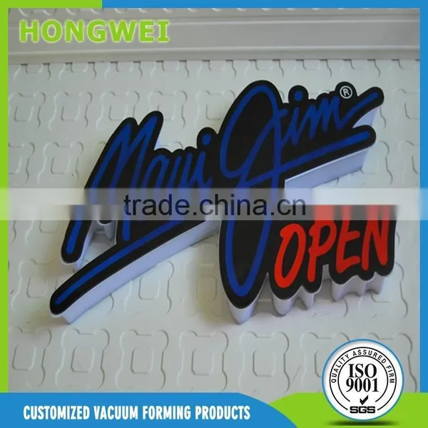 Vacuum Forming Thick Blister 3D Advertising Sign Letters