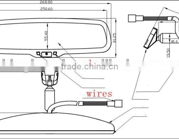 OEM Car Rear View Mirror/safety When Night Driving/for Parking/many Functions/suit Most Cars photo-2