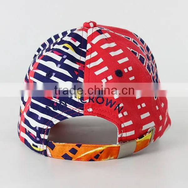Custom Red Flat Brim 3D Embroidered Logo Baseball Cap photo-3