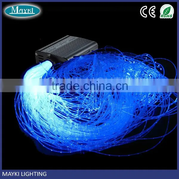 Transparent PVC Protection 3*1.0mm Fluorescent Fiber Optic Cable for Fiber Lamp Using photo-6