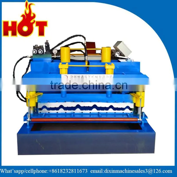 The Latest Techniques Glazed Roofing Cold Roll Forming Machine For PPGI Coil photo-3