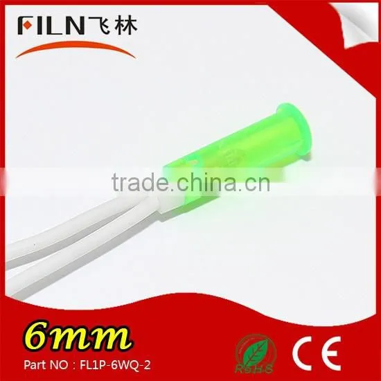 2015 FILN Plastic 6mm 380v Neon Led Mi-bulb Led Indicator Bulb for Electric Oven