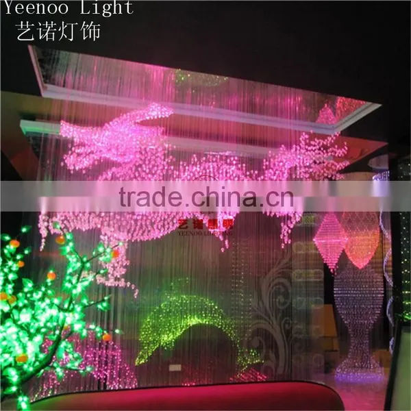 Active Fantasy Create 3D Animals, Fiber Optic RGB Color Chandelier Hanging on Ceiling photo-4