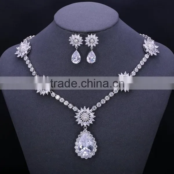 Wholesale Bridal Jewelry Set,shinning White Stone Jewelry Set,christmas Gifts photo-5