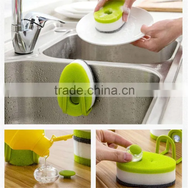 As Seen On TV Sponge Brush Kitchen Cleaning Washing Dish Kitchen Sponge photo-4