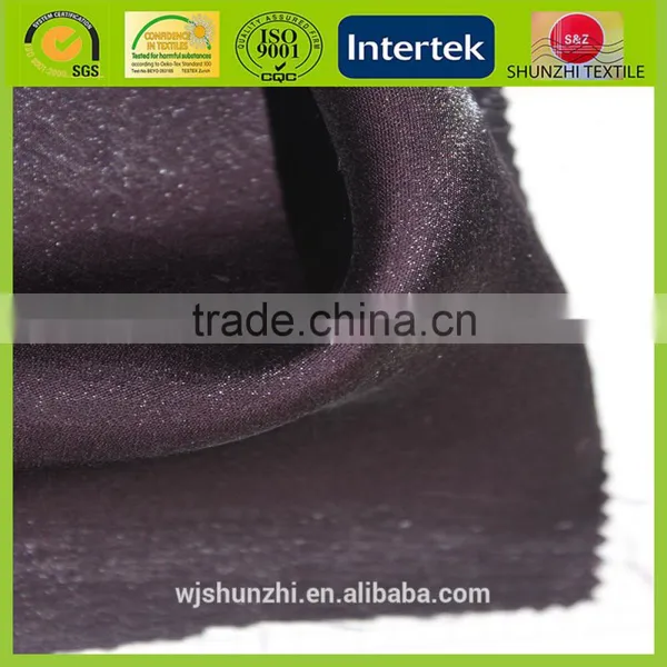New 12mm Thickness Plain Silky Shiny Fabric in 44% Nylon 56% Rayon Blending