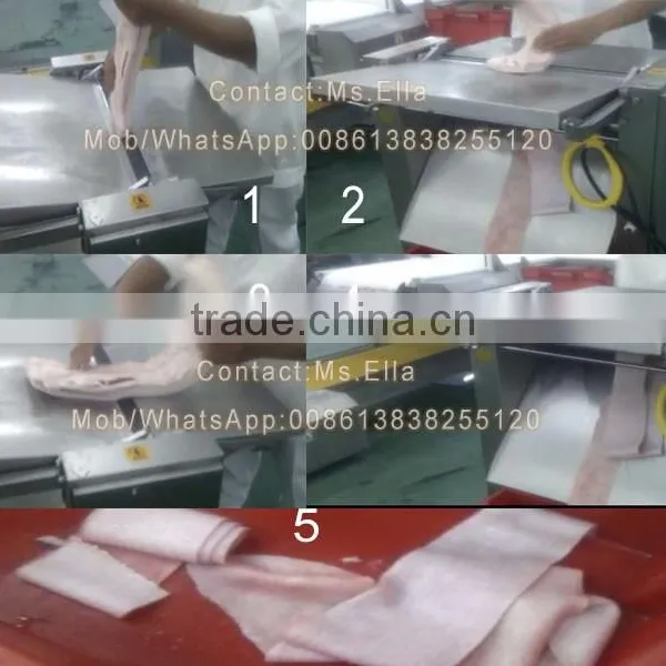 Stainless Steel Fresh Meat Beef Skin Peeling Machine photo-3
