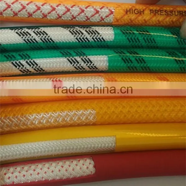PVC Material and 10mm Standard Braided Flexible Rubber Sprayer Hose Pipe photo-2